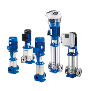 Bombas multietapa verticales en línea